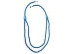 Lange Kette "Gina", Damen, Gr. onesize, Holz, blau, COLLEZIONE ALESSANDRO, Basic, Halsketten, aus Holzperlen