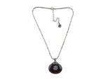 Kette mit Anhänger ALLGÄU REBELL "Franzi", Damen, Gr. onesize, Stein, braun, Basic, Halsketten, mit Edelweiß