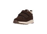 Klettschuh ZIGZAG "Aliano", Kinder, Gr. 24, weiß (espresso, weiß), Rindsleder, Schuhe Klettschuh, mit praktischem Klettverschluss