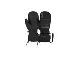 Fäustlinge REUSCH "Kondor R-TEX XT Mitten", Damen, Gr. 10.5, schwarz, 80% Polyester, 15% Lederimitat, 5% Elasthan, unifarben, Handschuhe Fäustlinge, mit höchster Wärmestufe