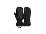 Fäustlinge REUSCH "Helena R-TEX XT Mitten", Damen, Gr. 7, schwarz, 87% Polyester, 11% Lederimitat, 2% Elasthan, mehrfarbig, Handschuhe Fäustlinge, extra warm und wasserdicht