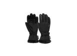 Skihandschuhe REUSCH "Luna R-TEX XT", Damen, Gr. 7, schwarz, 93% Polyester, 6% Lederimitat, 1% Elasthan, unifarben, Handschuhe, in sportlichem Design