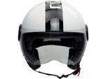 Motorradhelm RÖMER HELME "Fight" Gr. M, schwarz (weiß, schwarz), Helme, M Kopfumfang: 57cm - 58cm