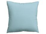 Schlafgut Kopfpolsterbezug , Hellblau , Textil , Uni , 80x80 cm , Grüner Punkt, Textiles Vertrauen - Oeko-Tex®, AZO-frei, Oeko-Tex® Made IN Green , bügelleicht, bügelfrei , Heimtextilien, Bezüge, Polsterbezüge