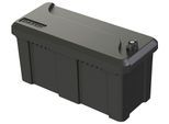 Anhänger-Deichselbox LAS, schwarz, B:25cm H:28cm, Aufbewahrungsboxen, 23 l