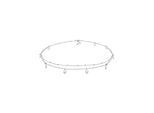 Collier ELLI "Choker Layer Look Kugelkette Plättchen 925 Silber" Gr. 36, silber, Halsketten, Damen, 36, ohne Stein, Silber 925 (Sterlingsilber), L: 36, Collier