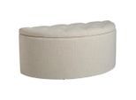 Mid.you Hocker , Beige , Textil, Holzwerkstoff , 100x44x42 cm , Stauraum , Wohnzimmer, Sessel, Hocker & Hockerbänke, Sitzhocker