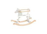 Goki Wooden Rocking Horse White
