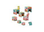 Tiny Talents Stacking Blocks Tower with Animal Figures