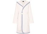 Cawö Home Bademäntel Damen Kapuze Breton 848 - Farbe: weiß - 600 - M