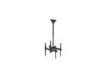 Neomounts NM-C440DBLACK Dual monitor/TV mount ceiling 32-60" - h 56-91 cm 50 kg 60" From 200 x 200 mm