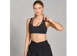 MP Damen Tempo doppellagiger Sport-BH – Schwarz - S