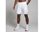 MP Herren 2-in-1-Trainingsshorts — Weiß - S