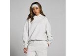 MP Damen Basics Oversize-Kapuzenpulli – Hellgrau - S