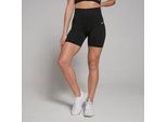 MP Damen Shape Nahtlose Radlerhose — Schwarz - XXL