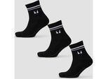 MP Pilates-Socken (3er Pack) – Schwarz - UK 12-14