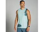 MP Herren Velocity Netz-Tanktop mit Aufdruck – Grauer Nebel - XL