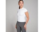MP Damen Tempo Body Fit Kurzarm-T-Shirt – Weiß - M