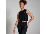 MP Damen Training Crop-Top – Schwarz - XXS