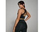 MP Damen Power Longline Sport-BH – Schwarz - XS