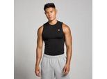 MP Herren Tempo nahtloses Tanktop mit Grafikelement – Schwarz - M