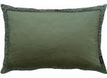 Dekokissen APELT "Montana", grün (grün, unifarben), B:40cm H:5cm L:60cm, Polyester, Dekokissen_Sitzkissen_Kissenhüllen