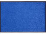 Fußmatte HANSE HOME "Wash & Clean" Gr. 17, blau, B:120cm H:7mm L:180cm, Kunstfaser, Teppiche, Fußmatte, Schmutzfangmatte, Türmatte, In- und Outdoor, Teppich, Läufer, waschbar