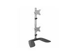 StarTech.com Vertical Dual Monitor Stand for up to 27" Monitors - Aluminium - Stand