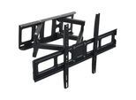 MCW Tv-Wandhalterung Schwarz , Metall , 64x42x8 cm , Wohnzimmer, TV Möbel, TV-Wandhalterung