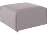 Polsterhocker OTTO HOME "Nöre", grau (mittelgrau), B:80cm H:46cm T:80cm, Samtoptik (100% Polyester);Struktur (100% Polypropylen);Struktur fein (100% Polyester);Webstoff (100% Polyester);Luxus-Microfaser Lederoptik (100% Polyester);Baumwoll-/Leinenmix (60% Baumwolle/40% Leinen), Hocker, Polsterhocker, Modul - zum Zusammenstellen; in vielen Bezugsqualitäten und Farben