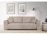 GOODproduct 3-Sitzer "BEATRICE auch als Schlafsofa mit Bettkasten, B/T/H 250/107/92 cm" wahlweise mit Bettfunktion, incl. 2 Zierkissen, Wellenfederung