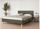 andas Polsterbett "Albybyn, Bettgestell mit Kopfteil und Lattenrost, in 2 Breiten" ohne Bettkasten und Matratze, in 2 Breiten- 140 und 160 cm