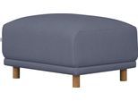 Hocker OTTO HOME "Maroon", blau, B:79cm H:48cm T:63cm, 89% Polyester/9% Rayon/3% Nylon, Hocker, Polsterhocker