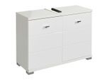 Livetastic Waschbeckenunterschrank, Weiß, Kunststoff, 1 Fächer, 80x57x31 cm, Made in EU, stehend, Badezimmer, Badezimmerschränke, Waschbeckenunterschränke