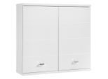 Livetastic Hängeschrank, Weiß, Kunststoff, 1 Fächer, 76x71x23 cm, Made in EU, Badezimmer, Badezimmerschränke, Hängeschränke