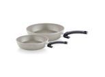 Fissler Pfannenset Ceratal Comfort, Grau, Metall, 2-teilig, antihaftbeschichtet, Kochen, Pfannen, Pfannensets