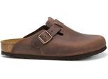 Birkenstock Slipper & Pantoletten - Boston Sliders Brown - Gr. 39 (EU) - in Braun - für Damen