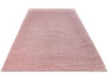 Hochflor-Teppich BRUNO BANANI "Shaggy Soft" Gr. 7, rosa (hellrosa), B:240cm H:30mm L:320cm, Kunstfaser, Teppiche, Hochflor-Teppich, gewebt, Uni Farben, besonders weich und kuschelig, Kundenliebling