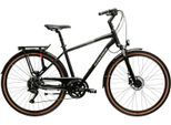 Trekkingrad KROSS "KROSS Trekkingrad 28" Trans 5.0 ULT.RA schwarz 18 Gänge" Gr. 53, schwarz, schwarz, Fahrräder, Herren, 53cm, 28 Zoll (71,12cm) hinten: 28 Zoll (71,12cm)