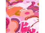 Baumwoll-Jersey-Digitaldruck "Einhorn" mit Elasthan, rosa-color