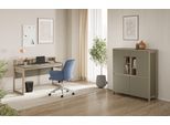 Büromöbel-Set HOME AFFAIRE "Stranda im Scandi-Style, Home Office, Büro in zwei Farben verfügbar", beige (eukalyptus skandi eiche), Holzwerkstoff, Arbeitsmöbel-Sets, Büromöbel-Set, enthält Schreibtisch, Highboard