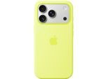 APPLE Smartphone-Hülle "iPhone 17 Pro Silikon Case mit MagSafe", gelb (neongelb), Smartphones, Hüllen