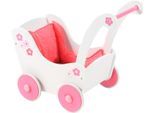 Puppenwagen CHIC2000 "aus Holz", fiori, Puppenwagen, KinderB:31cm H:45cm T:55cm, Mitteldichte Faserplatte (MDF), B:31cm H:45cm T:55cm