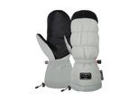 Fäustlinge REUSCH "Puffy R-TEX XT Mitten", Damen, Gr. 6,5, hellgrau, 70% Polyester, 30% Lederimitat, unifarben, Handschuhe Fäustlinge, mit wasserdichter, atmungsaktiver Funktion
