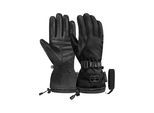 Skihandschuhe REUSCH "Hope R-TEX XT", Damen, Gr. 7, schwarz, 80% Polyester, 20% Rindsleder, mehrfarbig, Handschuhe, mit wasserdichter, atmungsaktiver Funktion