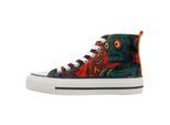 Sneaker DOGO "Lyra High-Top Sneaker Robotto", Damen, Gr. 39, Normalschaft, mehrfarbig, Textil, Schuhe Sneaker, Handgefertigt