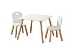 Kesper Kindersitzgruppe , Weiss , Holzwerkstoff , FSC , Baby- und Kindermöbel, Babyzimmer, Kindersessel & Kindertische