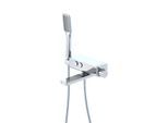 Steinberg Serie 390 Wannen-/Brause-Thermostat 3903172 1/2", Ausladung 200mm, mit Handbrause und Brauseschlauch 1500mm, chrom