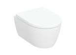 Geberit iCon Wand-Tiefspül-WC Set 502381001 36x49cm, verkürzte Ausladung, geschlossene Form, rimfree, mit WC-Sitz, weiß