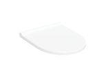 Geberit Acanto WC-Sitz 502719011 Scharniere Messing verchromt, mit Absenkautomatik, abnehmbar, weiß